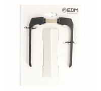 Set di Maniglie EDM 85454 702 Alluminio 12 cm