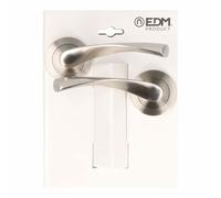 Set di Maniglie EDM 86032 707 Alluminio Ø 6,5 x 12 cm