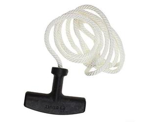 Set di maniglie per avviamento motore e cavo lungo 2 metri di diametro 3,5 mm per l'uso sulla maggior parte dei tosaerba e decespugliatori a gas