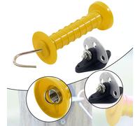 Set di maniglie per cancelli di recinzione elettrica con ancoraggio a molla