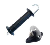 Set di maniglie per cancelli di recinzione elettrica con ancoraggio a molla