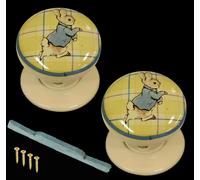 Set Di Maniglie Per Porta Mortice In Porcelain Design Peter Rabbit (Coppia) 60Mm