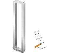 Set di maniglie per porta scorrevole in vetro, kit completo con barra di spinta su entrambi i lati per doccia, patio e porte di ingresso