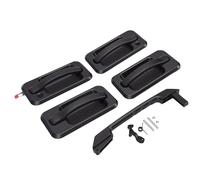 Set di Maniglie per Porte Esterne Auto, Misura Precisa per H2 2003-2009, Funzionamento Regolare, Colore Nero, 5 Pezzi, Portellone Anteriore Posteriore Sinistro Destro