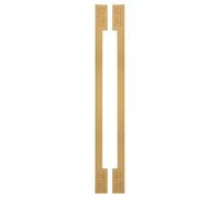 Set di maniglie per porte scorrevoli extra lunghe per ufficio e garage | Set di maniglie per porte scorrevoli extra lunghe per uso sicuro in ufficio, negozio, garage o villa