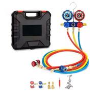 Set Di Manometri Per Climatizzatore Automobilistico - Set Diagnostico Per AC,Ricarica Refrigerante Per Manutenzione Veicoli E Riparazione Impianti Hvac Casa Efficienza