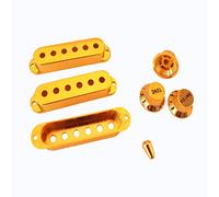 Set di manopole e copri pickup per chitarra placcati in oro