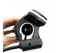 Set di manopole per acceleratore LCD per biciclette elettriche da 36 V, supporto di ingresso a 6 fili e design ergonomico in gomma per manubrio