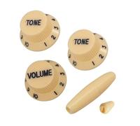 Set di manopole per chitarra, potenziometri, manopole per chitarra, texture per volumi e controlli di tono della chitarra elettrica