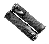 Set di manopole per manubrio dell'acceleratore per moto e scooter, in lega di alluminio, 1 paio, viola/blu/verde/rosso/nero/oro, adatto per la maggior parte delle moto e scooter (nero)