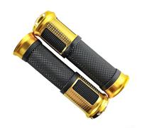Set di manopole per manubrio dell'acceleratore per moto e scooter, in lega di alluminio, 1 paio, viola/blu/verde/rosso/nero/oro, adatto per la maggior parte delle moto e scooter (oro)