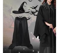 Set di mantello e cappello da mago di Halloween, oggetti di scena per feste