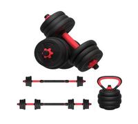 Set di manubri regolabili 2 in 1 da 30 kg