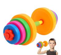 Set di manubri regolabili in plastica per bambini, per esercitare il peso | Utilizzare come giocattolo interattivo per attività genitore-figlio per accompagnare i bambini, piccoli pesi per donne