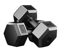 set di manubri, Set di manubri, set pesi, 2 pezzi, esagonali, for esercizi, allenamento, perdita peso, sportivi(15kg(7.5kg*2))