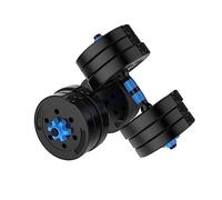 set di manubri, Set di manubri, set pesi, 2 pezzi, regolabili, fitness, palestra, bilanciere, tavola for allenamento, perdita peso(15kg(7.5kg*2))