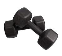 set di manubri, Set di manubri, set pesi, 8 paia for donna, fitness, yoga, esercizi perdita peso, esagonali, a casa(Black,4kg (2kg*2))