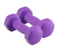 set di manubri, Set di manubri, set pesi, esagonali smerigliati, con for bodybuilding, fitness, sollevamento, allenamento a casa(Purple,3kg(1.5kg*2))