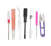 Set di Manutenzione per Macchine da Cucire, 7 Pezzi, Kit Portatile con Accessori per Riparazione e Rimozione del Filo