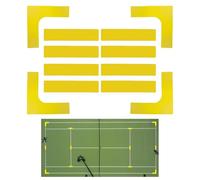 Set di marcatore della Linea di Corte, Kit di marcatura dei da Pickleball | Confine del Campo da banco per Il per Esterni per Il Limite di ribaltamento dei marcatori | Anti-Slip Sports