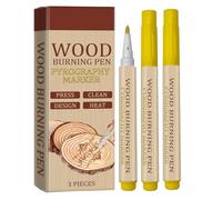 Set Di Marcatori Di Fuoco In Legno - 3 Pezzi Di Penna Scorch Per La Pittura A Fuoco | Pennarello In Legno Per L'Arte Del Fai Da Te | Brennstift Füur Holzdeko, Artigianale Per Disegno,