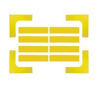 Set di marcatori di Linee del Percorso | Pennarelli per Esterni per stabilire Limiti di Pickup sui vialetti, per Esterni Antiscivolo Antivento per Tennis e Sport con Racchetta sulla