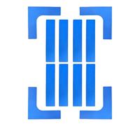 Set di marcatori per Aerei da sottaceto | Pennarelli per Esterni per Impostare i confini del sottaceto sui vialetti, Esterni Antiscivolo Antivento per Tennis e Sport con Racchetta su