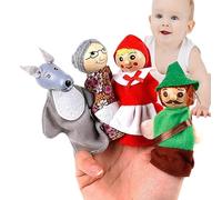 Set di marionette da , marionette per , 4 pezzi, per l'apprendimento, marionette da dita, stile animale, per bambini, spettacoli, scuole