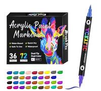 Set di marker a doppia punta - set di marcatori d'arte colorati | Penna di verniciatura | Penne di disegno | Colori tono della pelle per illustrazione del ritratto | Penci d'arte per adulti penne per