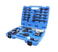 Set di martello scalpello ad aria compressa, multiuso, 2200 giri/min, martello scalpello ad aria compressa, con teste a pala, separatore per giunti sferici, punte liscianti e borsa per il trasporto