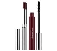 Set di mascara con lucidalabbra: combinazione di trucco non appiccicoso a lunga durata, lucidalabbra e potenziamento delle ciglia, kit di bellezza cosmetica | regalo ideale per donne e ragazze,