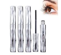 Set di mascara Ultimate Length & Curl, mascara volumizzante e allungante, enhancer ciglia con fibre di seta 4D a lunga tenuta, adatto per occhi sensibili