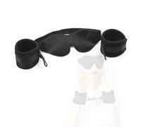 Set di maschera per gli occhi e cinturino da polso Plush Sleep Relaxation: strumento quotidiano per il benessere psicofisico e la cura sensoriale