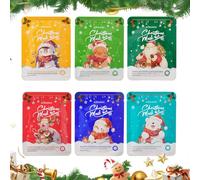 Set di Maschere in Tessuto Idratante,6 Pezzi Skincare Maschera Idratante e Lenitiva, Maschera Acido Ialuronico Viso,Illuminanti, Nutrienti,Rinfrescanti Face Mask per Donne,Maschere Viso Regalo Nata
