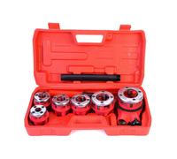 Set Di Maschi E Dadi Filettati 6 Pezzi Metallo Officina