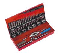 Set Di Maschi E Dadi Sealey 32 Pezzi Dadi Splittati Metrici AK3015