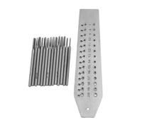 Set di Maschi e Filiere in Miniatura, Set di Maschi e Filiere da 14 Pezzi da 0,7 Mm a 2 Mm, Strumento di Riparazione Orologi per Creazione di Gioielli con Piastra a Vite, Kit di