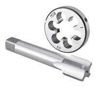 Set di maschi e filiere M24 x 1 destro, maschio for filettatura a macchina M24 x 1,0 e filiera tonda