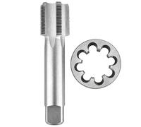 Set di maschi e filiere metrici M72, maschio a macchina con flauto dritto e passo da 1,5-6 mm e filiera rotonda mano destra for la lavorazione dei metalli(M72*3)