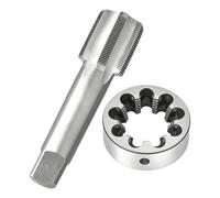 Set di maschi e filiere metrico M115, mano destra | Maschio a vite con filettatura a macchina con passo da 1,5 mm/2 mm/6 mm con filiera rotonda(M115*2)