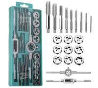 Set di maschi filettate metriche M3-M12, 20 pezzi, set metrico, maschio, maschio, set con trapano