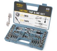 Set Di Maschi Filettatori E Filiere Metriche Da 40 Pezzi Kit per Maschiature Fai