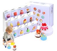 Set di masse di modellazione | Simpatico set di modellazione in argilla con motivi di animale domestico/dessert/dinosauro | Artigianato creativo leggero, 12 stili, giocattolo per bambini