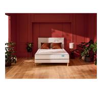 Set di materasso a 651 molle insacchettate, 3 zone e base letto Full Bed 2 a 3 zone e rete Full Bed Beige 120 x 200 cm