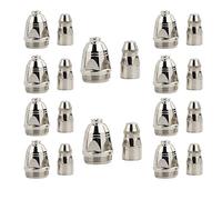 Set di materiali di consumo per torcia per taglierina al plasma P-80 con punte ugelli Kit di elettrodi per taglierine BTC800DP e P80 Aperture 1.3mm 10 sets