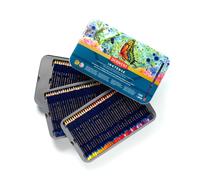 Derwent Inktense Scatola in Metallo da 100 Matite Acquerellabili Permanenti con Anima da 4 mm, Solubili in Acqua, Adatte per Colorare e Dipingere, 2306130