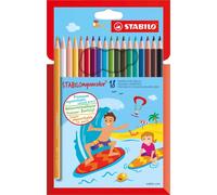 Set di matite acquerellabili STABILO Aquacolor 18 pz