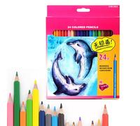 Set Di Matite Colorate | 24 Matite Colorate | Materiali Artistici, Penna Da Disegno Per Adulti, Per Compiti A Casa, Pittura, Creazione Di Opere D'Arte, Viaggi, Uso In Classe, Progetti Di