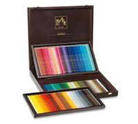 Set Di Matite Colorate Pablo Permanent 120 Caran D'Ache In Scatola Di Legno
