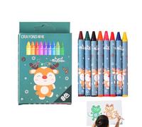 Set di matite colorate per bambini, 8 colori, regalo per feste di Natale, per bambini, per la scuola, l'asilo, in viaggio, a casa, al compleanno, durante le vacanze